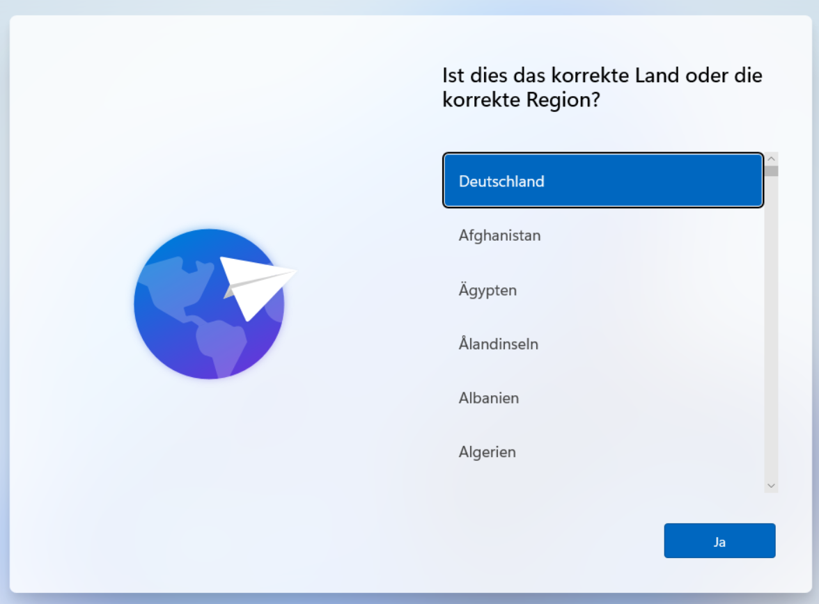 Installation abgeschlossen