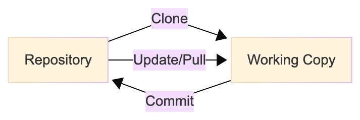 Repository und Working Copy