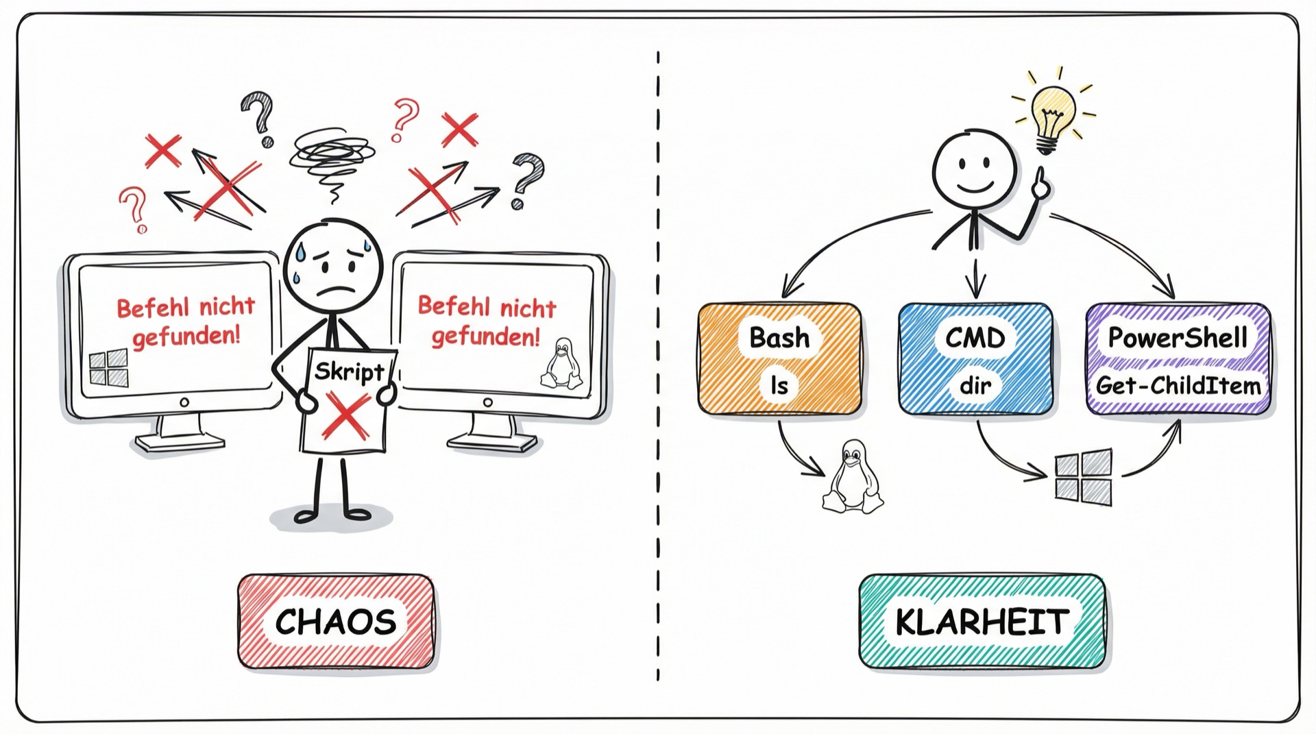 CLI-Chaos vs. Klarheit