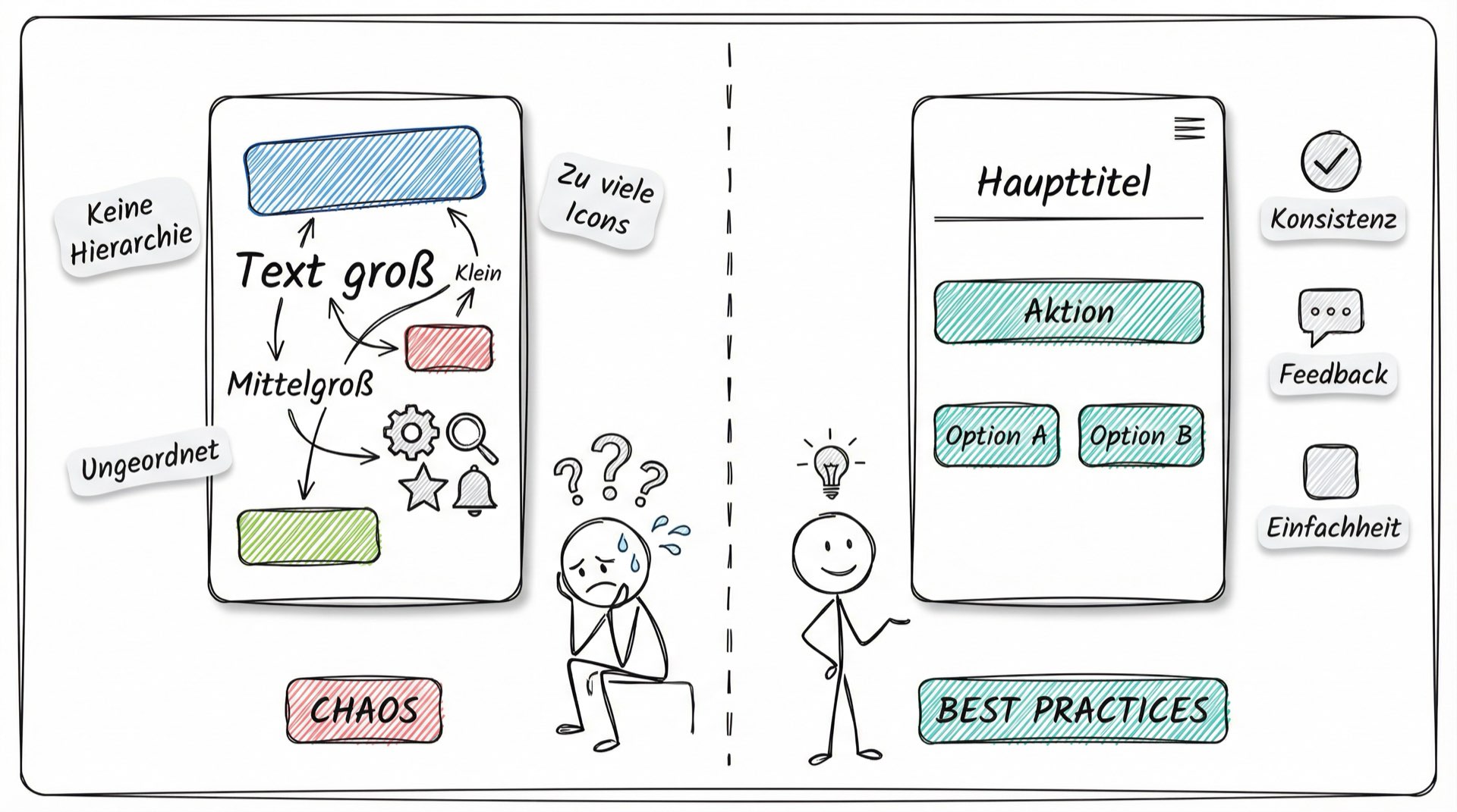 Chaos vs. Best Practices im UI-Design
