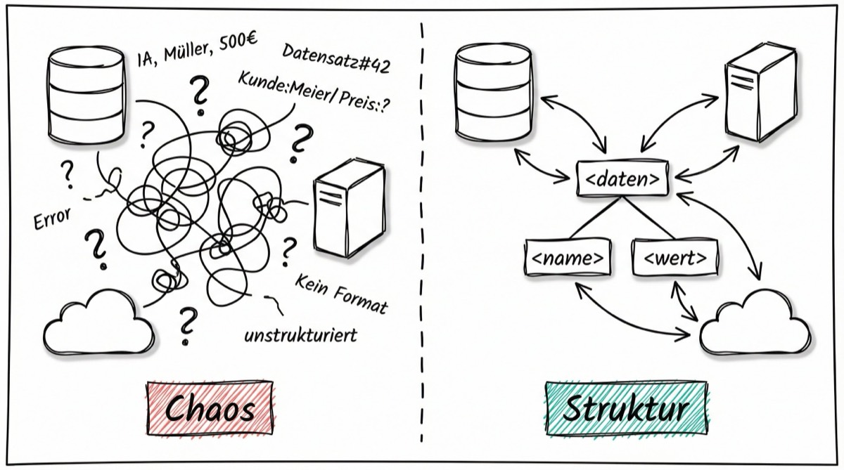 Chaos vs. Struktur: XML als universelle Sprache für den Datenaustausch