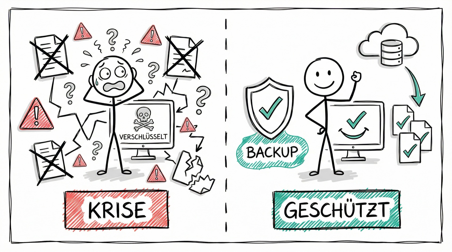 Ransomware-Krise vs. Backup-Schutz