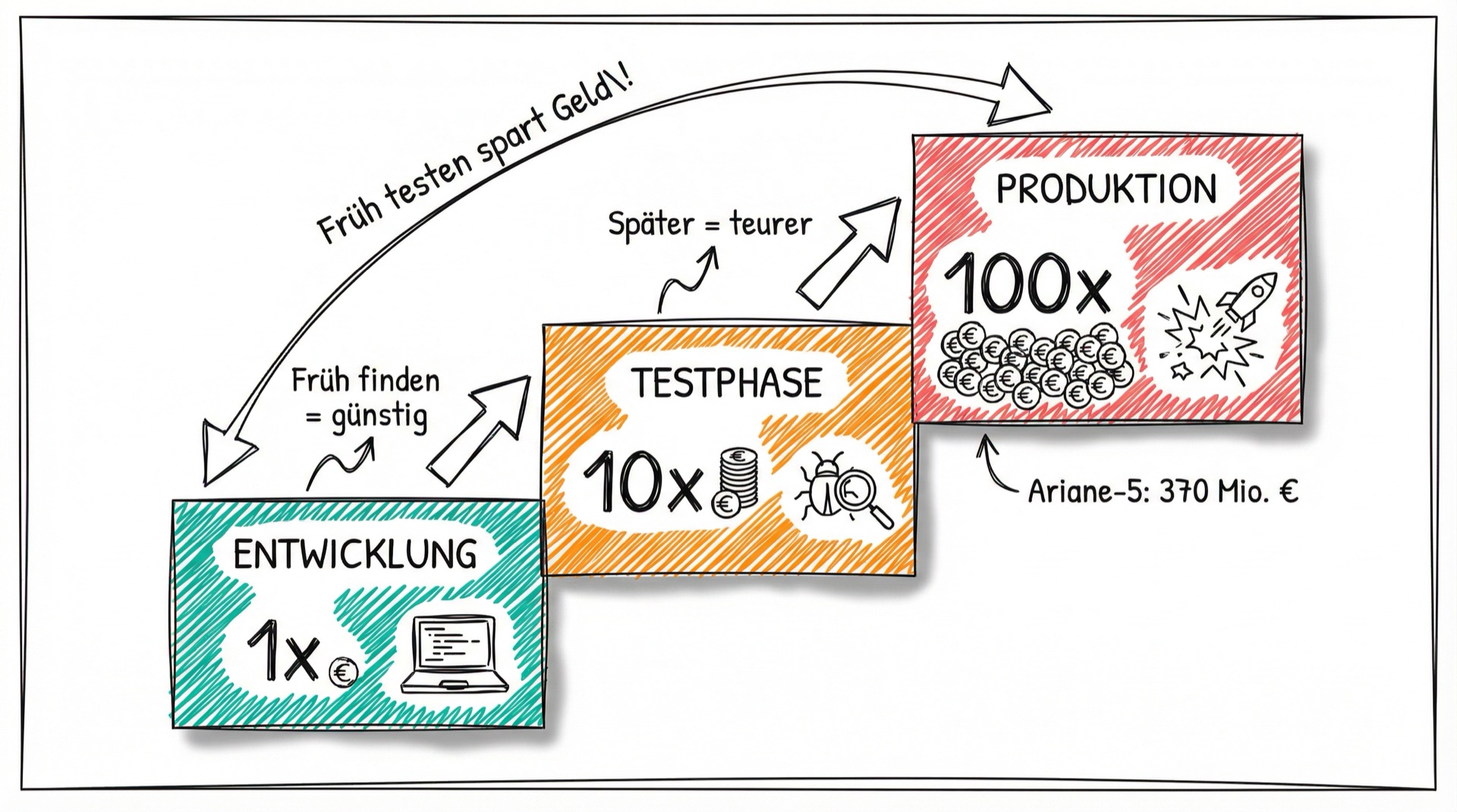 Rule of 10 - Kostentreppe