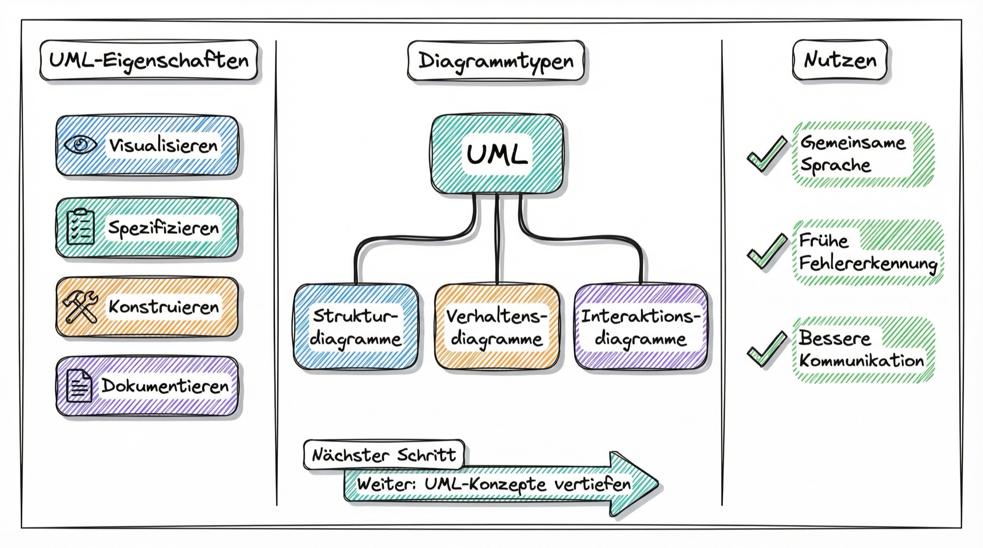 UML Zusammenfassung: Eigenschaften, Diagrammkategorien und Nutzen