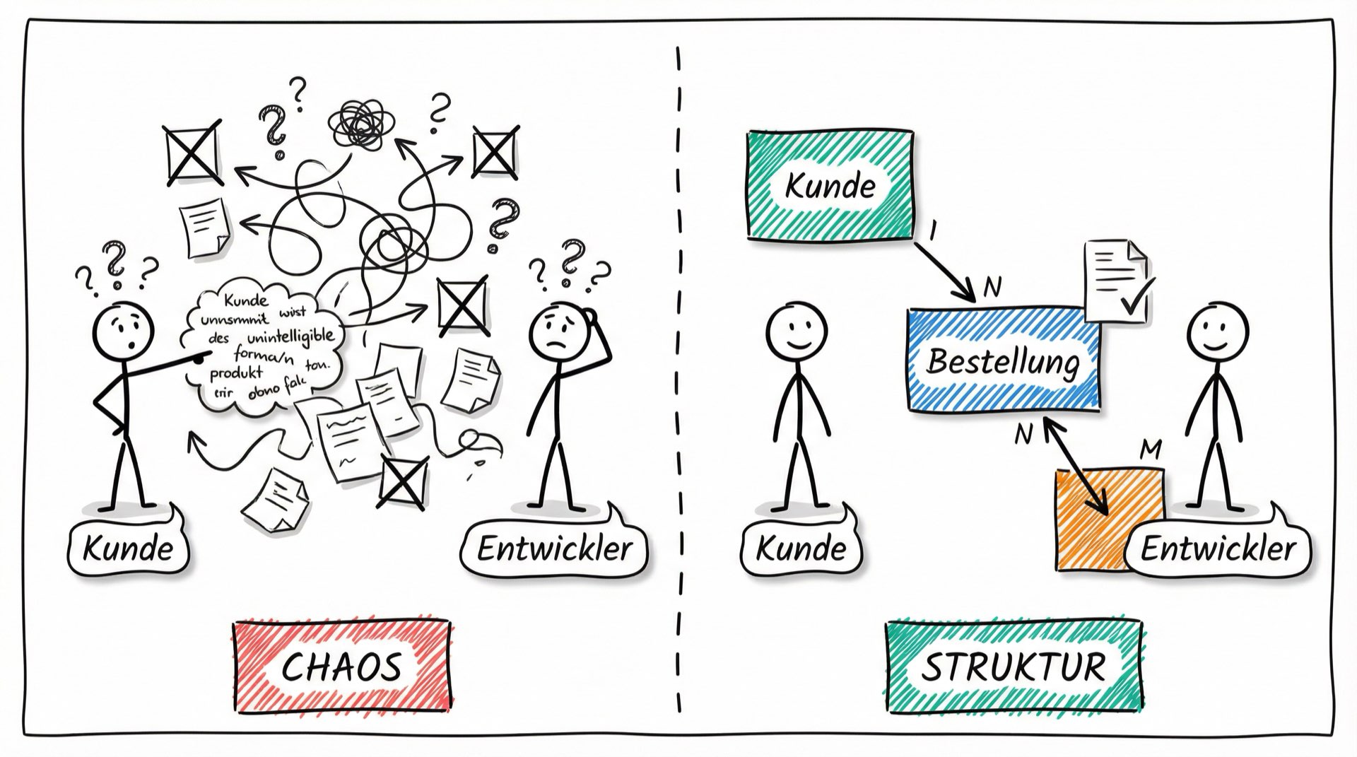 Chaos vs. Struktur bei der Datenmodellierung