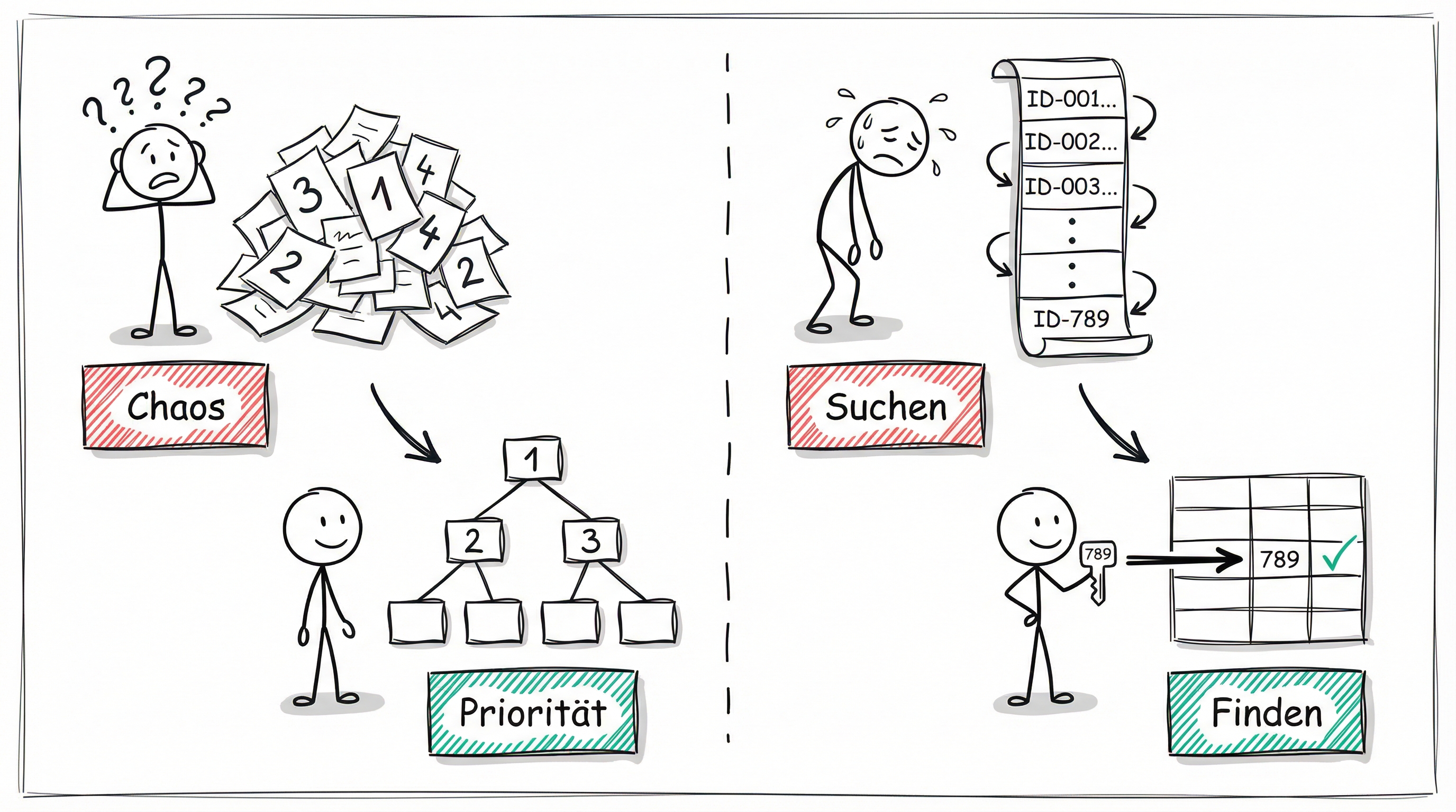 PriorityQueue und HashMap im Vergleich: Chaos vs. Struktur