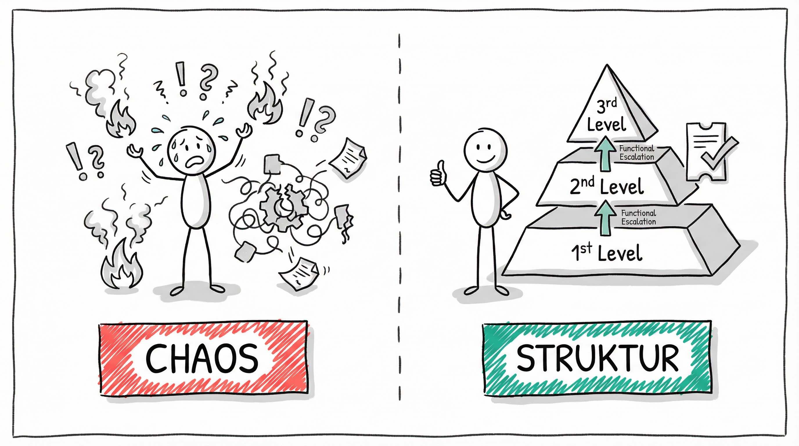 Chaos vs. Struktur im Incident Management