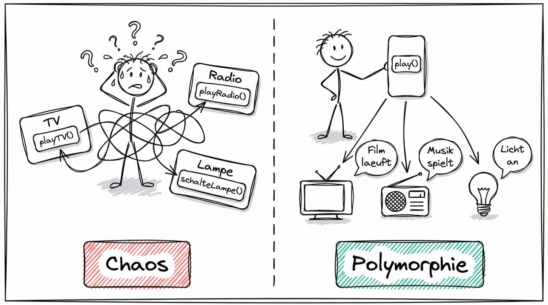 Polymorphie: Chaos vs. einheitliche Schnittstelle
