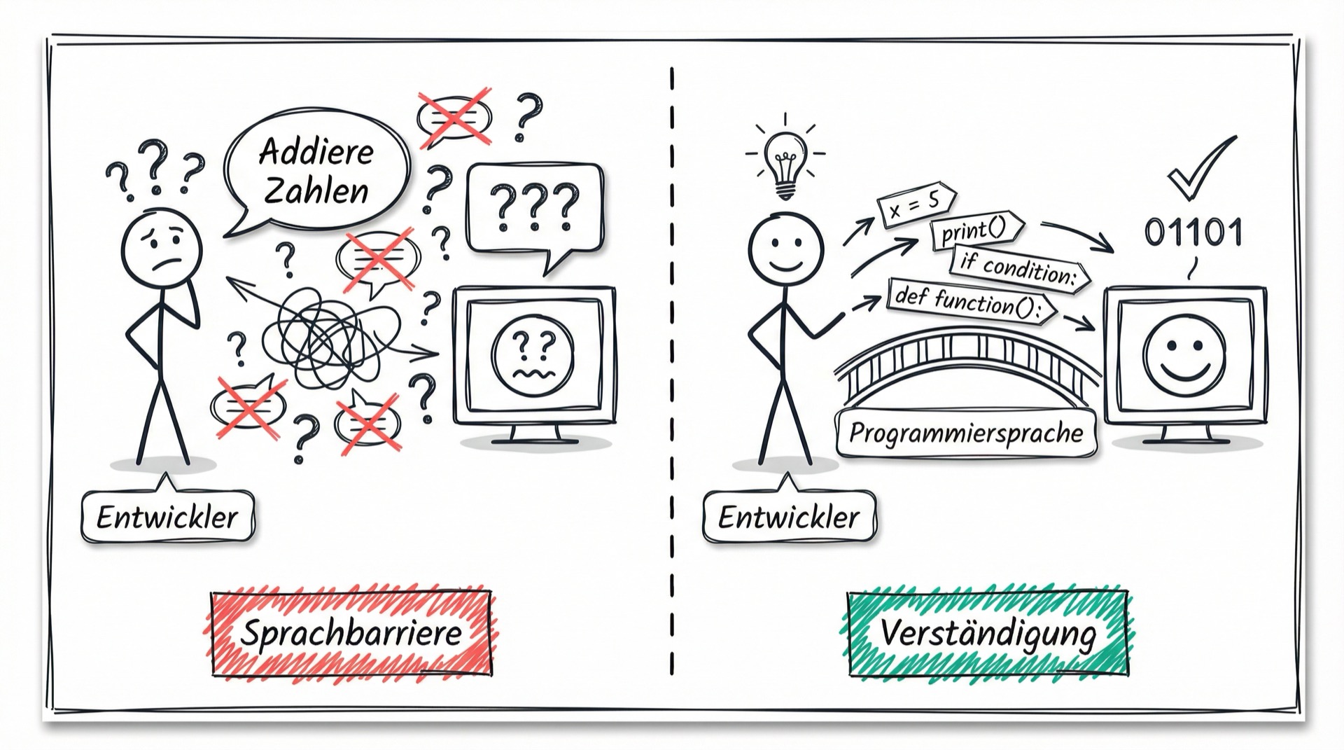 Programmiersprachen als Brücke zwischen Mensch und Computer
