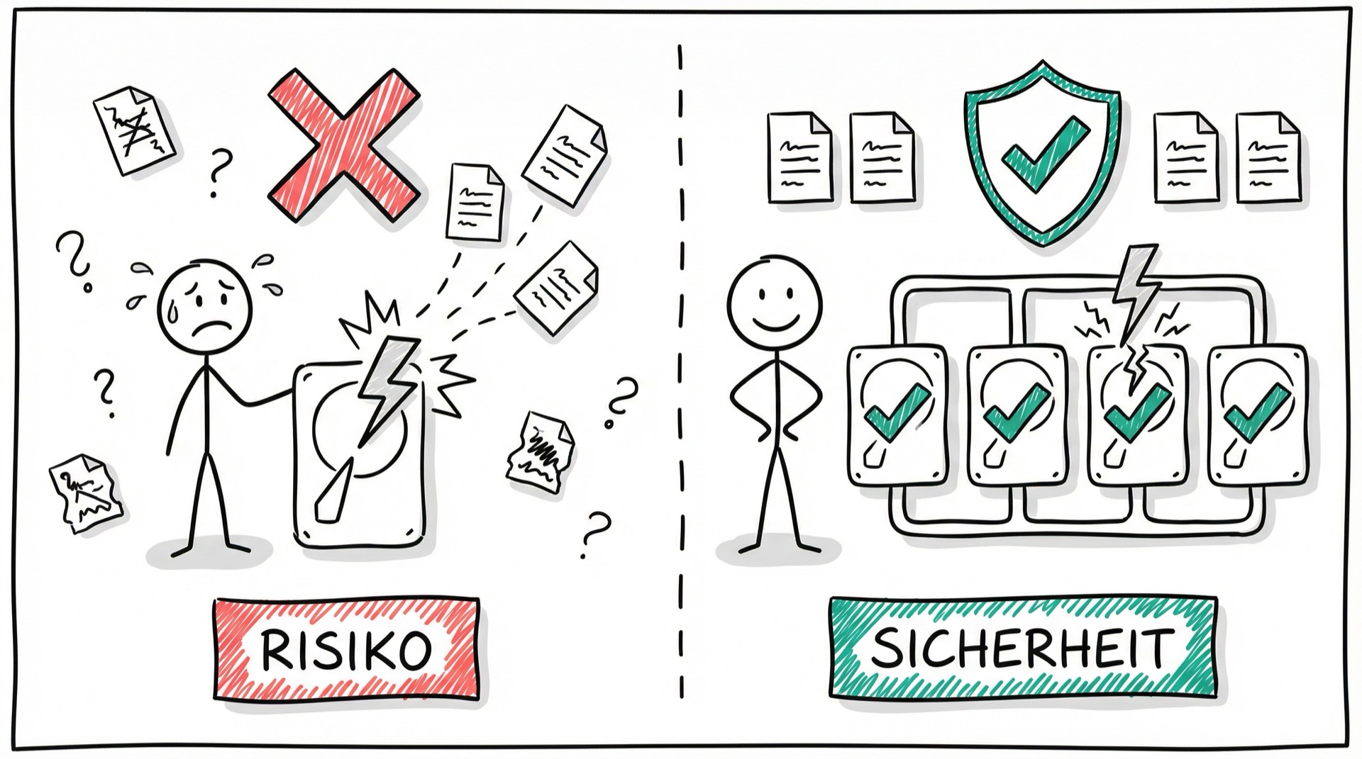 RAID Risiko vs. Sicherheit