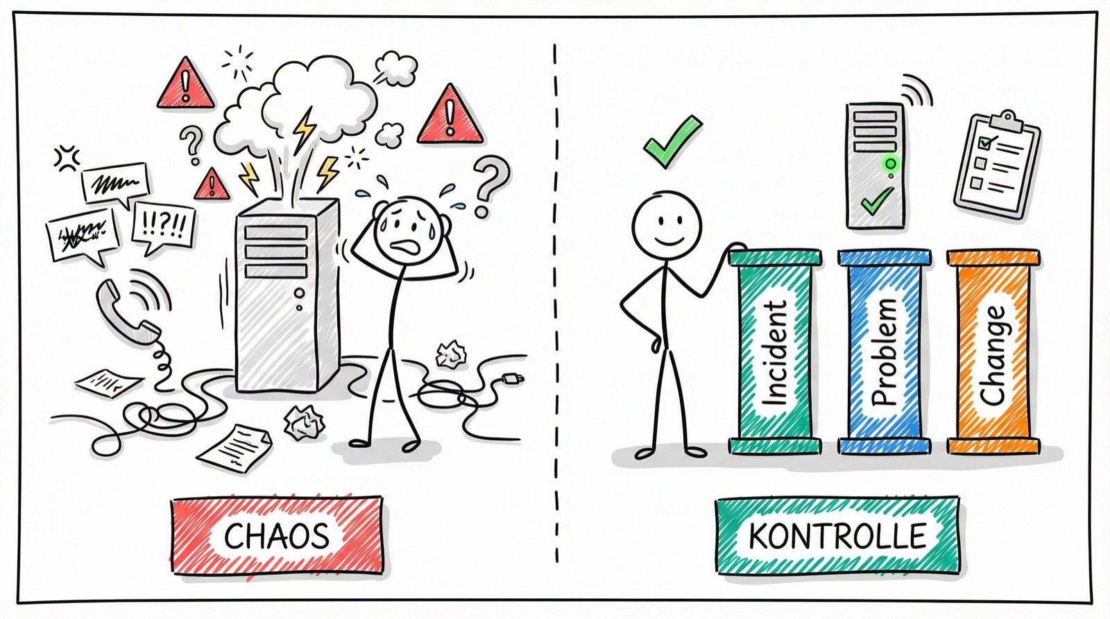Chaos vs. Kontrolle im IT-Störungsmanagement
