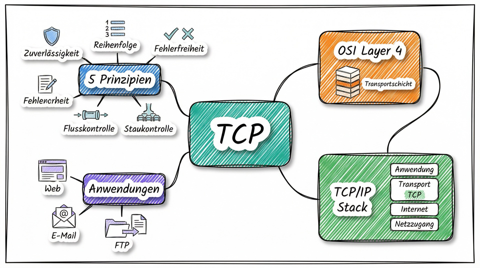 TCP Zusammenfassung: Die Kernkonzepte der Lerneinheit