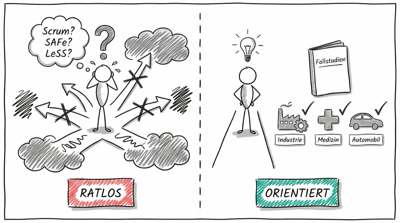 Fallstudien als Orientierungshilfe bei der agilen Transformation