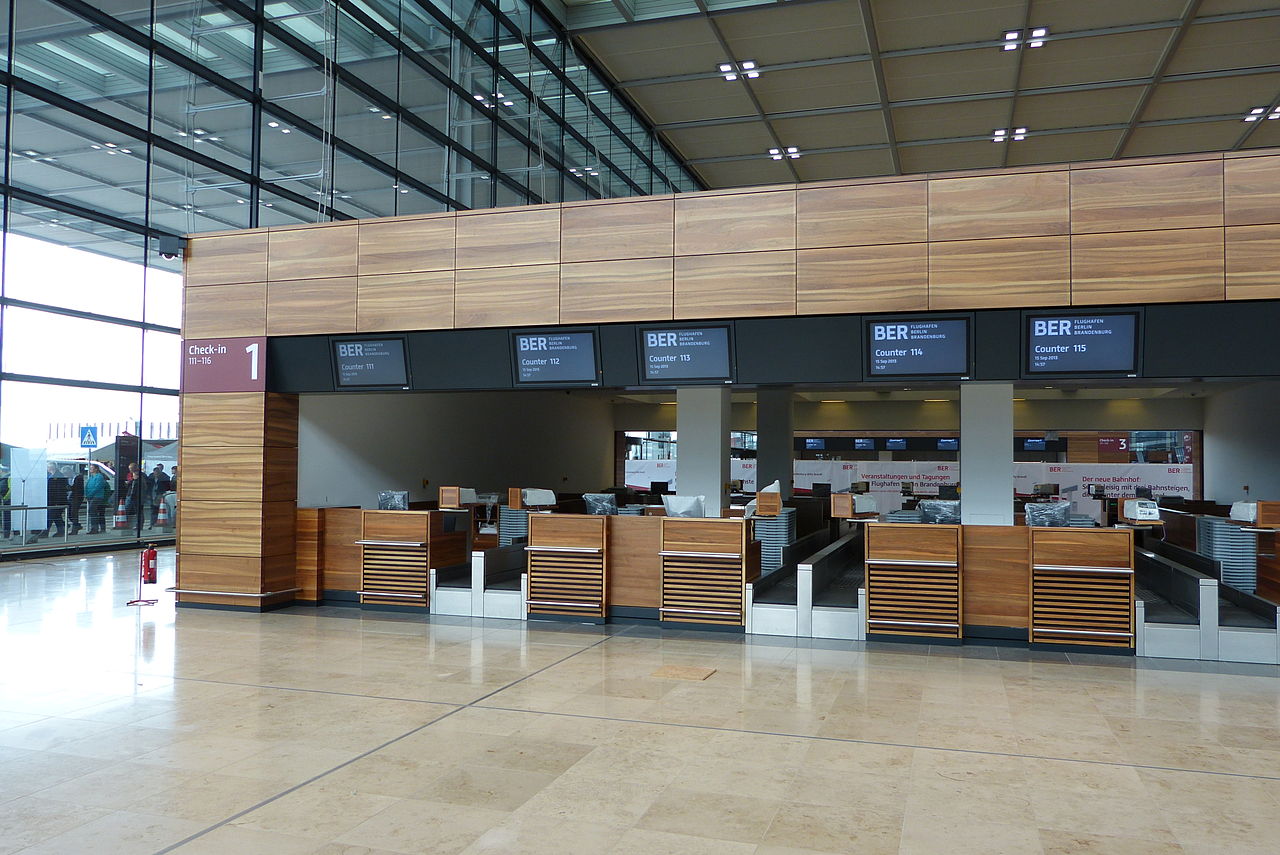 Grafik des Terminals am Berliner Flughafen